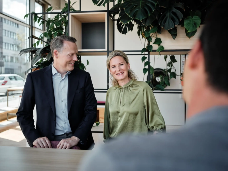 JobRad-Geschäftsführung Tina Kiehl und Frank Hassler im Portrait