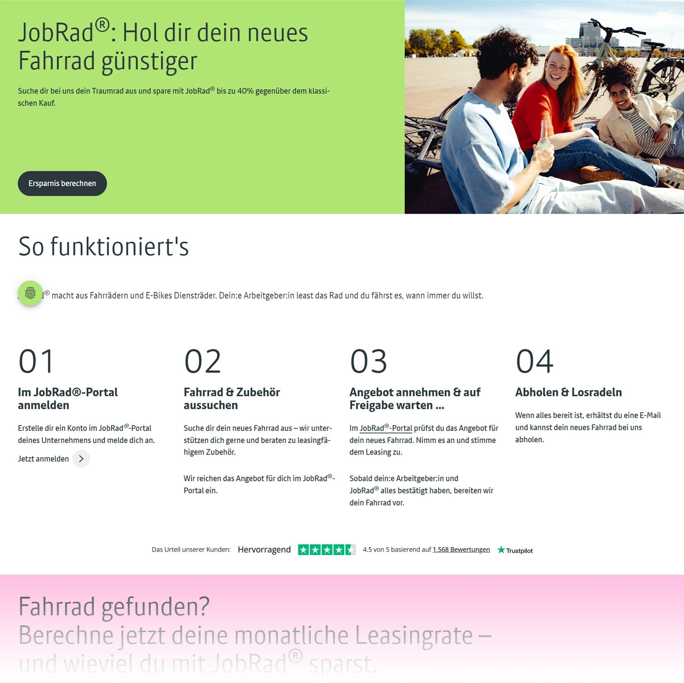 Screenshot iframe5 JobRad für Arbeitnehmer:innen